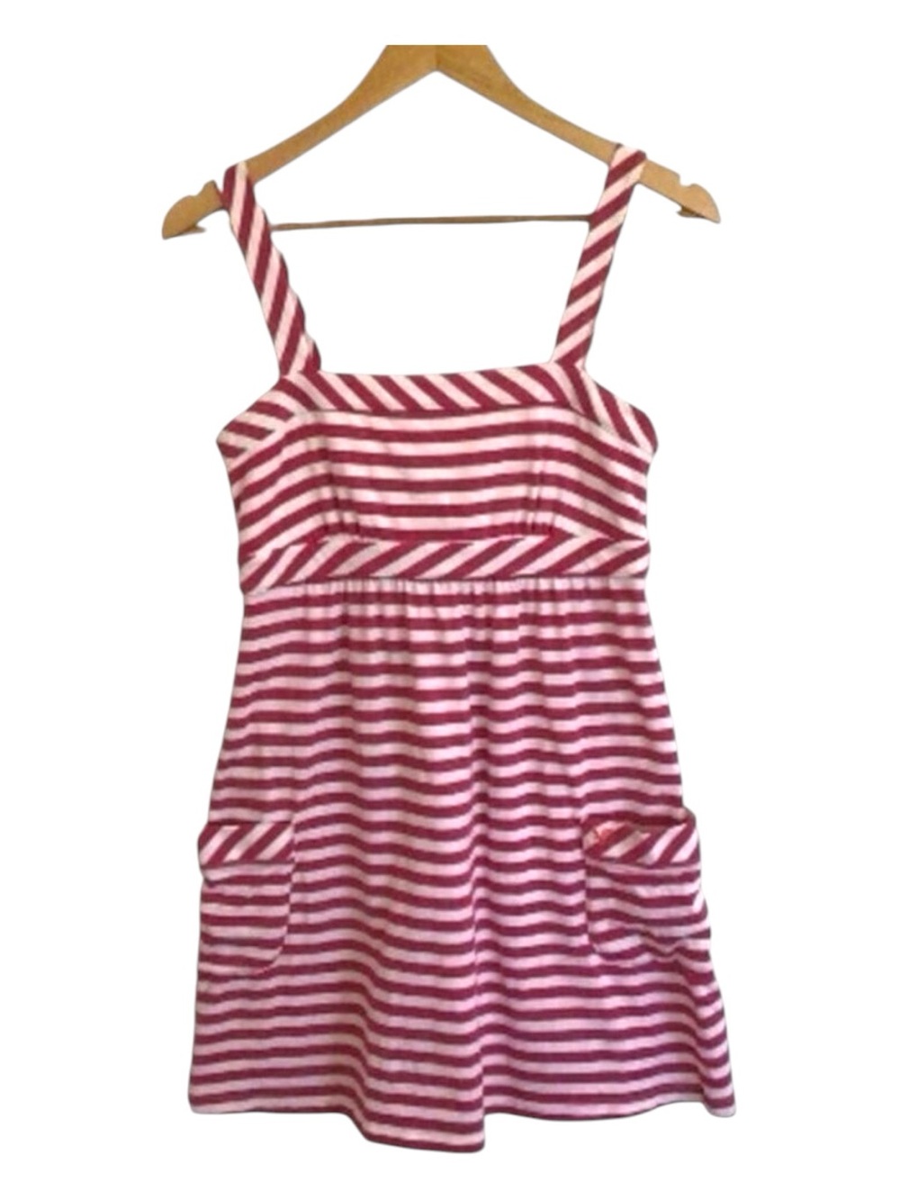 AMERICAN eagle outfitters cute dress pink white stripes